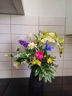Prachtige zijden bloemen boeket nieuw, Ophalen of Verzenden, Nieuw