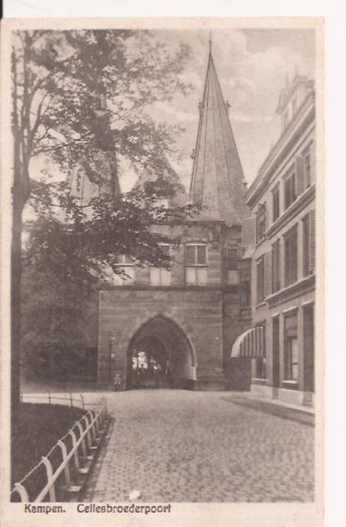 Kampen. Cellesbroederpoort 20er jaren Uitgave van Kammen, Verzamelen, Ansichtkaarten | Nederland, Gelopen, Overijssel, 1920 tot 1940