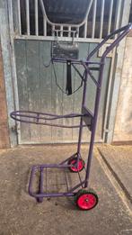 Zadelkar/zadelwagen paars, Dieren en Toebehoren, Paarden en Pony's | Overige Paardenspullen, Ophalen, Gebruikt, Overige soorten