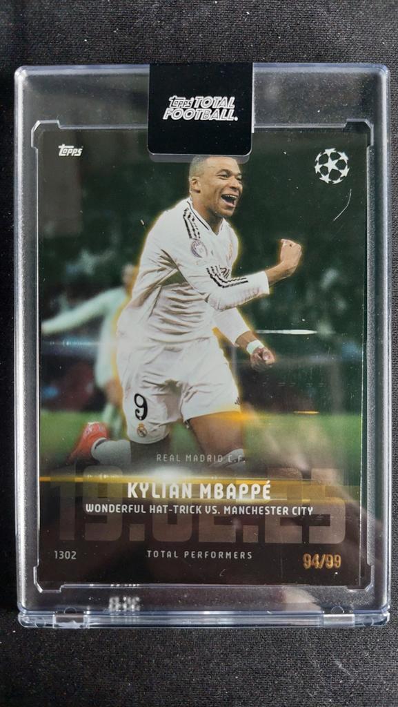 Mbappé Total Performers | Topps Total Football 94/99, Hobby en Vrije tijd, Stickers en Plaatjes, Zo goed als nieuw, Plaatje, Ophalen of Verzenden
