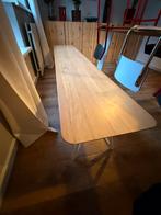 Studio Henk bank, Eikenhout, Zo goed als nieuw, Vier personen, Rechthoekig