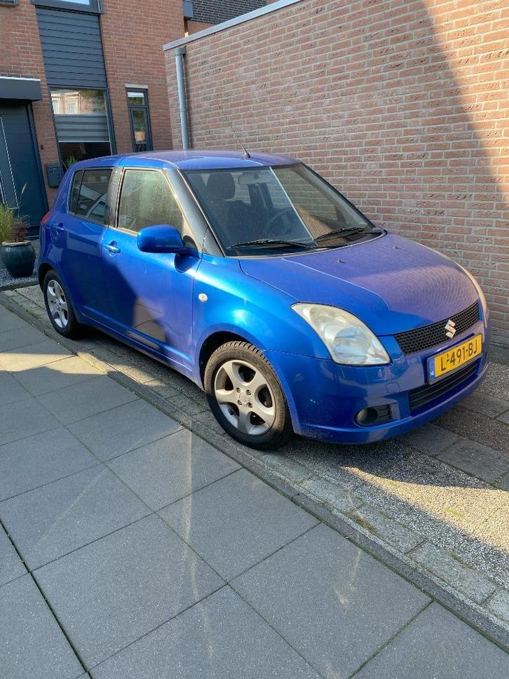 Suzuki Swift 1.3 5D 2007 Blauw, Auto's, Suzuki, Particulier, Swift, Centrale vergrendeling, Elektrische buitenspiegels, Elektrische ramen