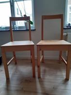 stoel, Huis en Inrichting, Stoelen, Ophalen, Twee, Bruin, Zo goed als nieuw