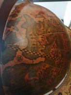 XXL OUDE ORIGINELE ITALIAANSE GLOBE OP 3 POOT 105 X 58 CM!!, Ophalen