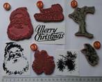 Tim Holtz/ Stampers Anonymous,  stempels kerst,  divers, Hobby en Vrije tijd, Stempelen, Ophalen of Verzenden, Gebruikt, EZ-mounted stempel