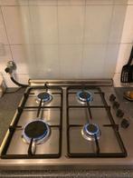 Siemens gaskookplaat RVS opzet, Ophalen, 4 kookzones, Zo goed als nieuw, Gas