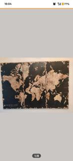 VINTAGE HOUTEN 3 LUIK NATIONAL GEOGRAPHIC THE GLOBAL WORLD !, Ophalen of Verzenden