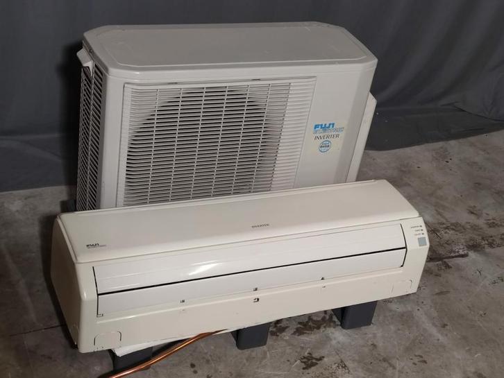 Fuji Electric wandmodel split airco warmtepomp inverter 8 kW, Witgoed en Apparatuur, Airco's, Refurbished, Wandairco, 60 tot 100 m³
