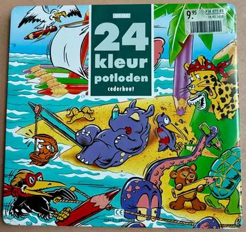 24 kleurpotloden, cederhout, HEMA beschikbaar voor biedingen