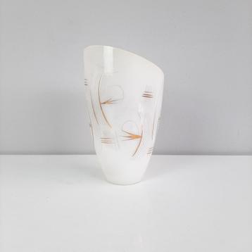 Jaren 60/70 lampenkap beige met goud  beschikbaar voor biedingen