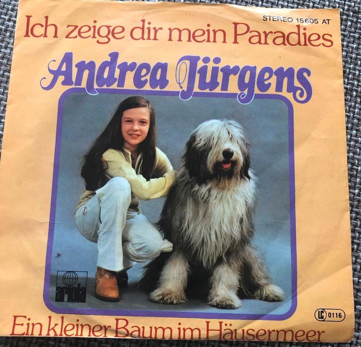 Vinyl Singeltje Andrea Jürgens, Cd's en Dvd's, Vinyl Singles, Zo goed als nieuw, Single, Pop, 7 inch, Ophalen of Verzenden