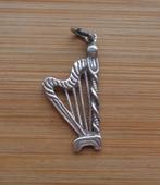 zilveren vintage bedel harp [448], Overige merken, Verzenden, Zo goed als nieuw, 1 bedel