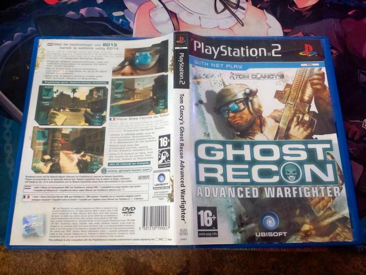 Ghost Recon Advanced Warfighter PS2, Spelcomputers en Games, Games | Sony PlayStation 2, Gebruikt, Shooter, 1 speler, Vanaf 16 jaar
