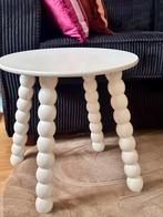 Wit houten salontafeltje, Huis en Inrichting, Ophalen, Minder dan 45 cm, Minder dan 55 cm, Gebruikt