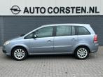 Opel Zafira 1.8I-16V Airco Trekhaak 7-Persoons Cruise Contro, Auto's, Stof, 74 €/maand, Zwart, 4 cilinders