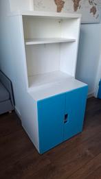 Stuva kast blauw 120cm hoog, Kinderen en Baby's, Kinderkamer | Commodes en Kasten, Ophalen, 50 tot 70 cm, 105 cm of meer, Zo goed als nieuw