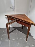 Antieke speeltafel sidetable klaptafel hoektafel, 100 tot 150 cm, Gebruikt, Rechthoekig, Ophalen