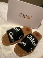 ACTIE!! Chloé Woody Flat Slippers Black (hermes,dior,gucci), Slippers, Zwart, Chloé, Nieuw