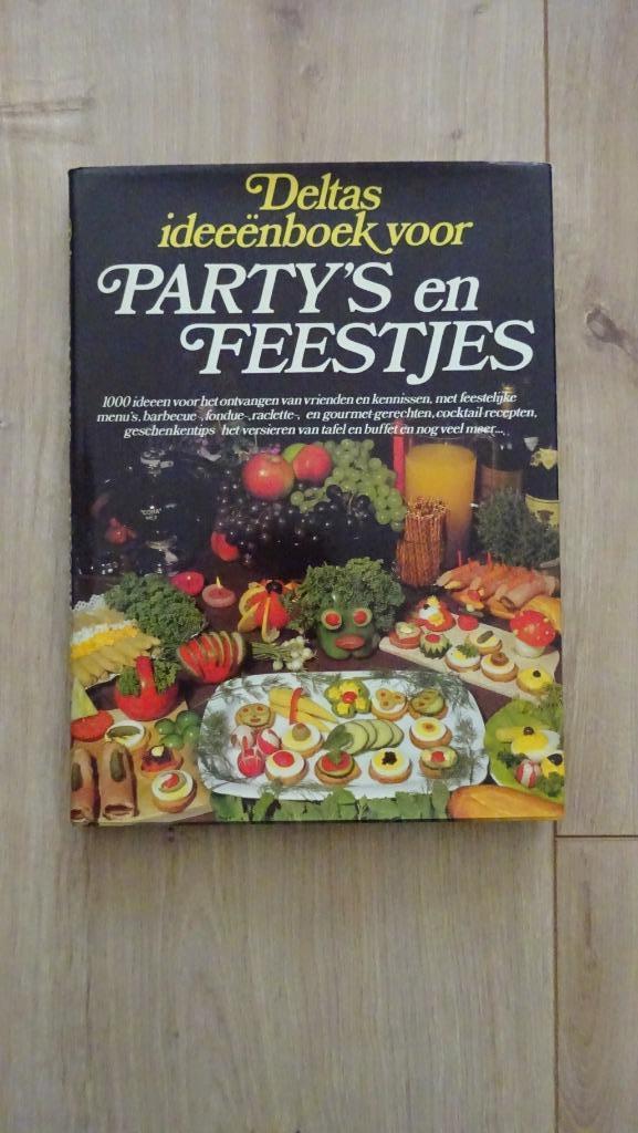 Ideeënboek voor party's en feestjes  1982, Boeken, Kookboeken, Gelezen, Tapas, Hapjes en Dim Sum, Nederland en België, Ophalen of Verzenden