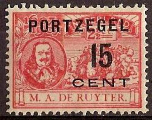 Nederland Port 40 postfris Michiel de Ruyter 1907, Postzegels en Munten, Postzegels | Nederland, Postfris, T/m 1940, Verzenden