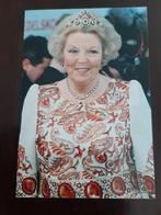 Koningin Beatrix, Verzamelen, Koninklijk Huis en Royalty, Ophalen of Verzenden, Zo goed als nieuw, Nederland, Kaart, Foto of Prent