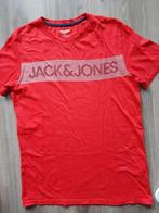Prachtige mooie rode Jongens shirt Jack & Jones (maat M), Maat 48/50 (M), Ophalen of Verzenden, Zo goed als nieuw, Rood