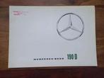 Mercedes-Benz 190 D U.S.A. brochure 1962. (W110), Boeken, Gelezen, Daimler Benz AG, Mercedes, Ophalen of Verzenden