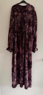 Nieuwe zelfgenaaide aubergine jurk maat 48, Paars, Maat 46/48 (XL) of groter, Nieuw, Ophalen of Verzenden
