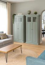 2 dezelfde kasten met glas in lood, Tuin en Terras, Ophalen of Verzenden, Metaal, Overige typen