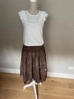 Rok bruin H&M, H&M, Bruin, Zo goed als nieuw, Knielengte