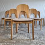 Koefoed Morten vintage Deense eetkamerstoelen jaren 60 60's, Vijf, Zes of meer stoelen, Scandinavisch, Dylund, Holstebro, Glostrup pinewood