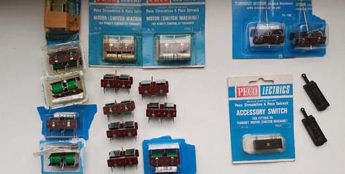 Peco motorswitch , montageplaat , accessory switch., Hobby en Vrije tijd, Modeltreinen | H0, Nieuw, Overige typen, Gelijkstroom