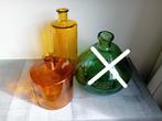 Mica vaas vazen geel oranje als nieuw!, Huis en Inrichting, Woonaccessoires | Vazen, Minder dan 50 cm, Glas, Zo goed als nieuw