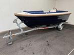 Oudhuizer 460 - Yamaha 15pk four stroke - inclusief trailer, Watersport en Boten, Sloepen, Gebruikt, Overige brandstoffen