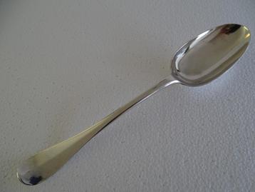 Zilver 925 eetlepel / lepel Hollands Glad R Helweg 18e eeuw beschikbaar voor biedingen