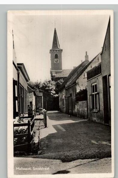 Melissant Smidstraat, Verzamelen, Ansichtkaarten | Nederland, Ongelopen, Zuid-Holland, Voor 1920, Verzenden