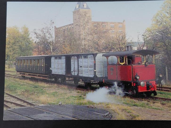 Loc 2  (bouwjaar 1926) met Belgische trein, gelopen., Verzamelen, Spoorwegen en Tramwegen, Gebruikt, Trein, Kaart of Prent, Verzenden