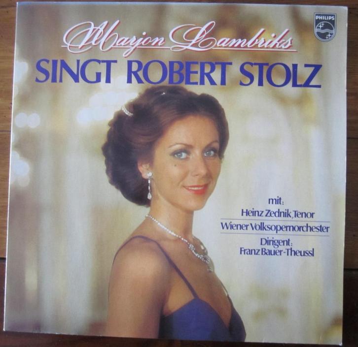 Marjon Lambriks singt Robert Stolz LP, Cd's en Dvd's, Vinyl | Klassiek, Zo goed als nieuw, Barok, Opera of Operette, 12 inch, Ophalen of Verzenden
