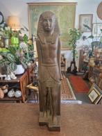 Koperen messing beeld Egyptische koning, Antiek en Kunst, Ophalen of Verzenden