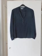 PROMOD blouse donkerblauw zijdeachtig 38 zgan, Maat 38/40 (M), Promod, Zo goed als nieuw, Verzenden