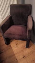 Twee stuks Corduroy Fauteuil op wielen, Ophalen, Gebruikt, Vintage, 75 tot 100 cm