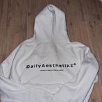 Witte Daily Aesthetikz hoodie, Kleding | Heren, Truien en Vesten, Ophalen of Verzenden, Zo goed als nieuw, Wit