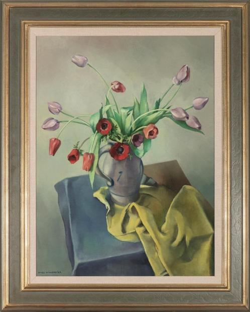==1942==Karel Wiggers 1916 - 1989===Nieuwe Zakelijkheid ==, Antiek en Kunst, Kunst | Schilderijen | Klassiek, Ophalen