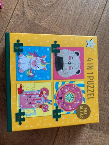 Verschillende (houten) kinderpuzzels beschikbaar voor biedingen