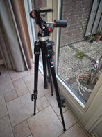 Manfrotto Statief met Balhoofd, Ophalen, Gebruikt, Driepoot, 150 tot 175 cm