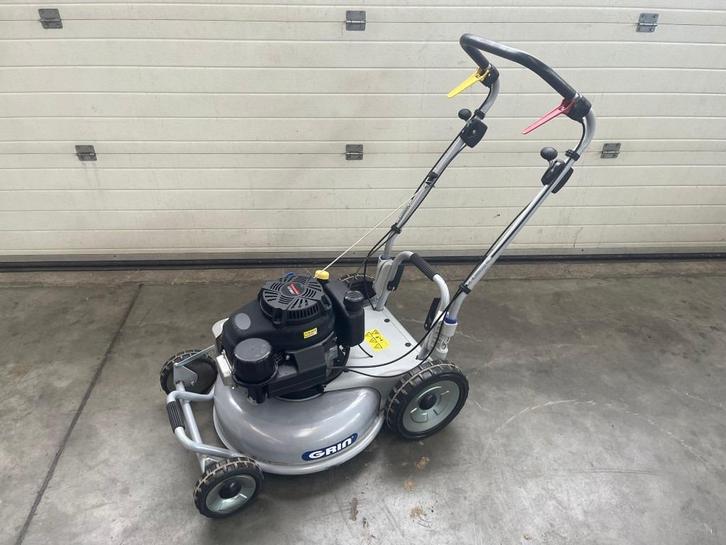 Grin PM53A KW (Kawasaki), Tuin en Terras, Grasmaaiers, Zo goed als nieuw, Benzine-grasmaaier, 50 cm of meer, Cirkelmaaier, Mulchfunctie