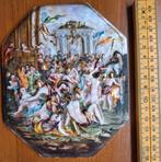 Laat 18e-begin 19e eeuws Europees porseleinen plaquette, Antiek en Kunst, Antiek | Wandborden en Tegels, Ophalen of Verzenden