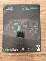Nieuw in doos Battletron gaming speakers met led verlichting, Ophalen of Verzenden, Nieuw, Battletron