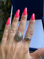 Vintage Sterling Silver Flower Ring Filigree Solid 925Silver, Sieraden, Tassen en Uiterlijk, Ringen, Verzenden, Zo goed als nieuw