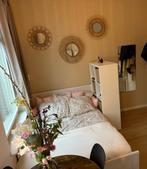 Gratis IKEA bed + matras, Gebruikt, 140 cm, Wit, Hout